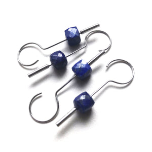 【no.29】ステンレス×ラピスラズリピアス~plus stainless pierced earrings lapis lazuli~