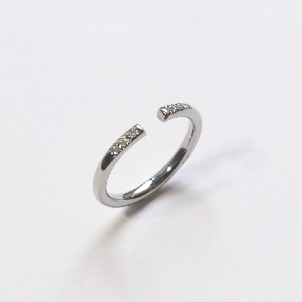 connect stainless 7/8 diamond ring M