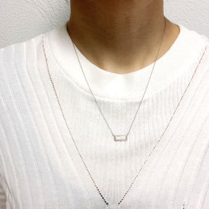 no.29 ステンレス＆K10 ネックレス~signet necklace~