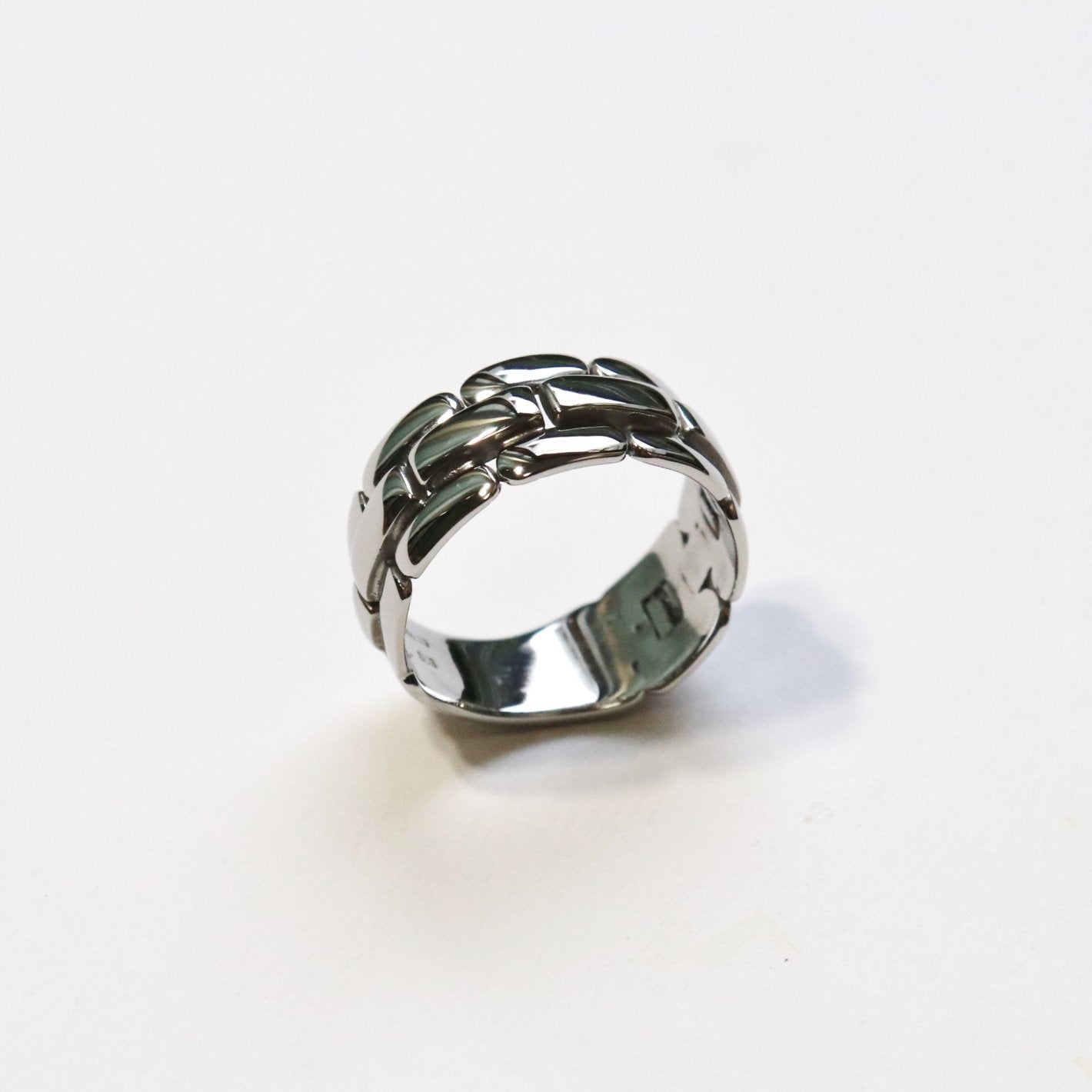 chain stainless ring 3