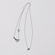 画像をギャラリービューアに読み込む, (no.29)ステンレスダイヤモンドネックレス~dot stainless necklace=ラボグロウンダイヤモンド使用 