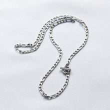 画像をギャラリービューアに読み込む, no.29 ステンレス＆ダイヤモンドフィガロチェーンネックレス~connect figaro chain~ necklace