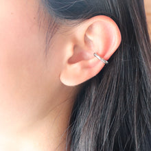 画像をギャラリービューアに読み込む,  【no.29】ステンレス×ダイヤモンドイヤーカフ~connect stainless diamond ear cuff (single) 