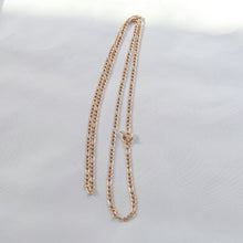 画像をギャラリービューアに読み込む, no.29 ステンレス＆ダイヤモンドネックレス~connect figaro chain necklace (gold plated)~