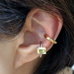 no.29 ステンレスイヤーカフ（ゴールド）connect stainless ear cuff (single / gold plated)