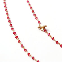 画像をギャラリービューアに読み込む, 【no.29】レッドスピネルネックレス~spin red spinel necklace ~