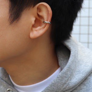 【no.29】ステンレスイヤーカフ~connect stainless ear cuff (single) ~