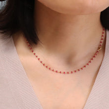 画像をギャラリービューアに読み込む, 【no.29】レッドスピネルネックレス~spin red spinel necklace ~