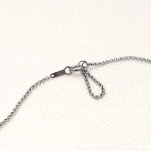 no.29 ステンレス＆ダイヤモンドネックレス~dot stainless necklace 2~ラボグロウンダイヤモンド使用 