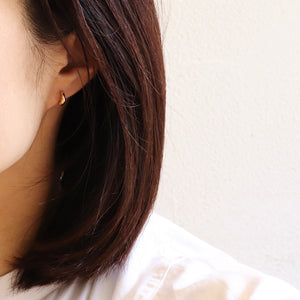 【no.29】K18YG新芽ピアス~petit K18 sprout pierced earrings~